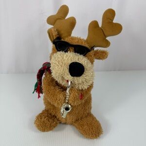 Christmas Reindeer Sunglasses Toe Tapping Saxophone Santa Claus Comin' to Town